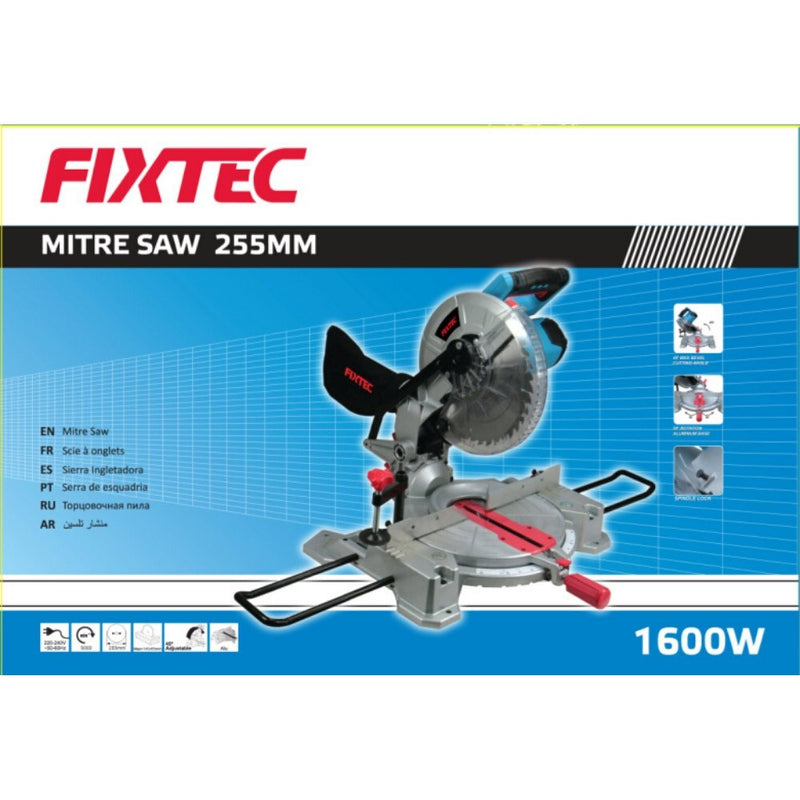 Fixtec Professional 255mm 1600W Mitre Saw FMS25501 - Tool Market