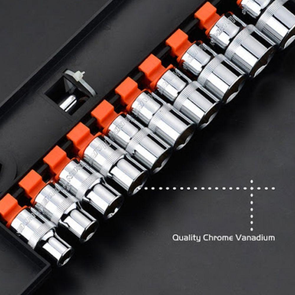 Harden 12 Piece 12.5mm Hand Tool Professional Sockets Set 510016 - Tool Market