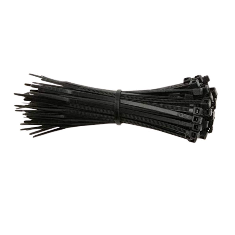 Harden 200mm/100 Piece Professional Nylon Cable Tie Black 660413 - Tool Market