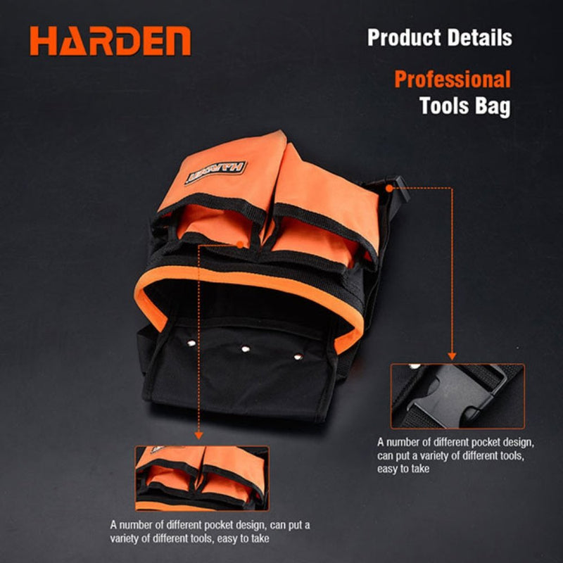 Harden 260x260mm Oxford Professional Tools Bag 520501 - Tool Market