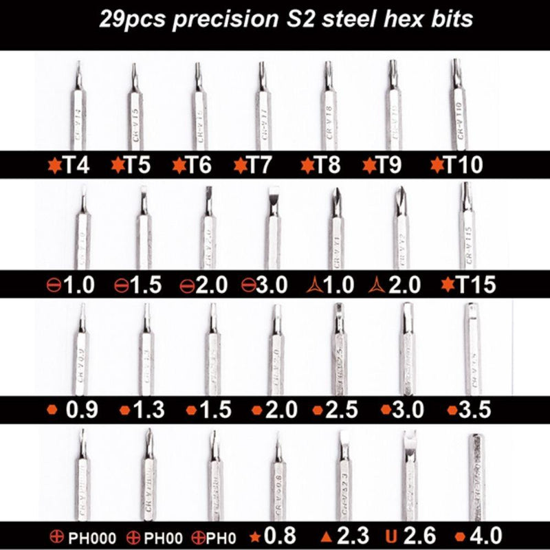 Harden 31 Piece Precision Screwdriver Bits Set 550131 - Tool Market