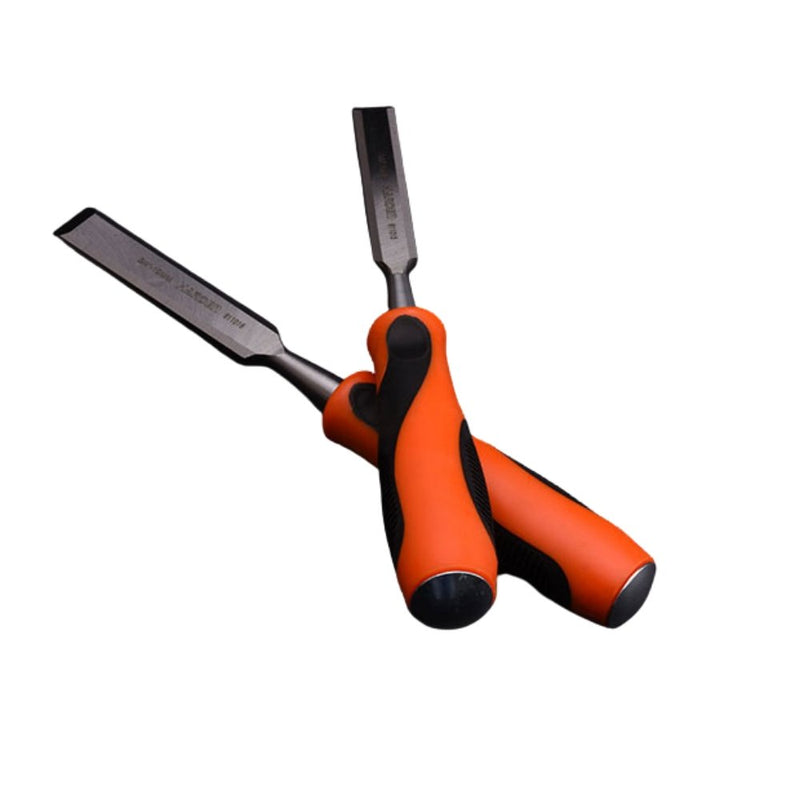 Harden 4 Piece Orange Black Handle Wood Chisel Set 611011 - Tool Market