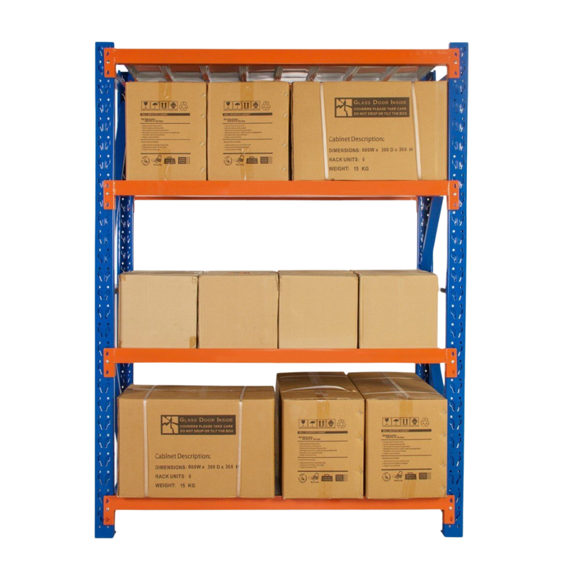 Heavy Duty Warehouse Garage Storage H1800 x L1500 x D500mm Steel Shelving Unit - Tool Market