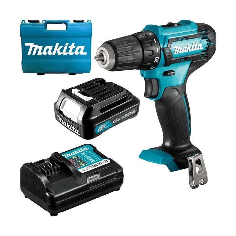 Makita DF333DWY 12V Max 1.5Ah Li-ion CXT Cordless Driver Drill Combo Kit - Tool Market