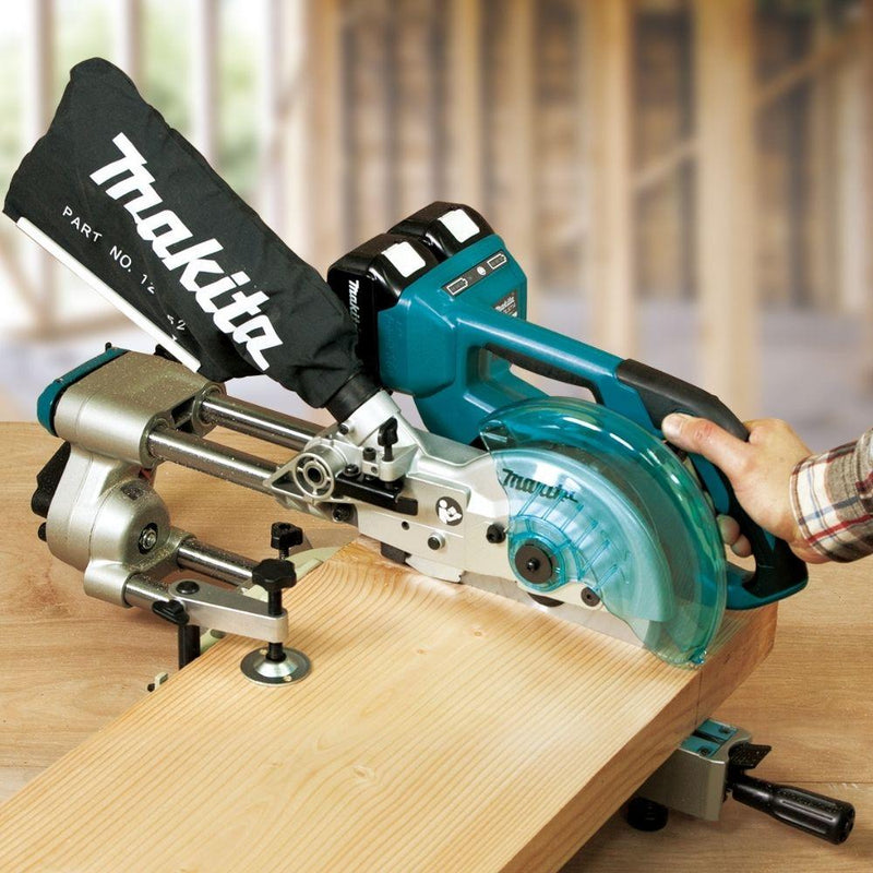 Makita DLS714Z 36V (18V x 2) Li-ion Cordless Brushless 190mm (7-1/2") Compound Mitre Saw - Skin Only - Tool Market