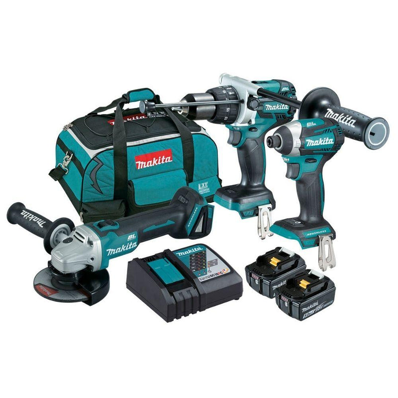 Makita DLX3061T 18V 5.0Ah Li-Ion Brushless Cordless 3 Piece Combo Kit - Tool Market