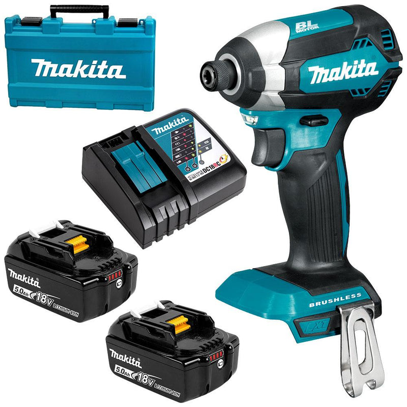 Makita DTD153RTE 18V 5.0Ah Li Ion Cordless Brushless Impact Driver Kit
