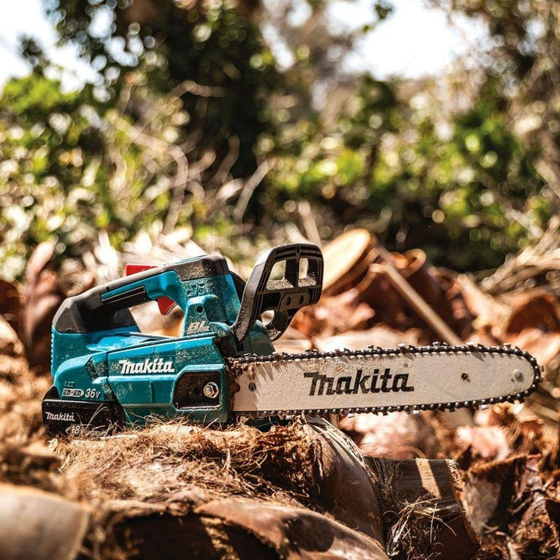 Makita DUC306PT2 36V (18Vx2) 5.0Ah Li-ion Cordless Brushless 300mm (12") Top Handle Chainsaw Combo Kit - Tool Market