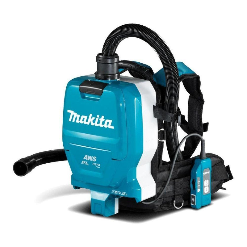Makita DVC265ZXU 36V (18V x 2) Li-ion Cordless Brushless AWS Backpack Vacuum - Skin Only - Tool Market