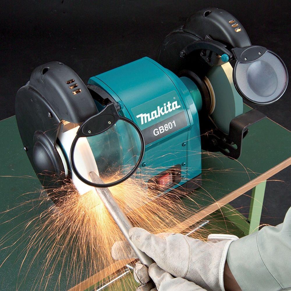 Makita GB801 550W Hi-Power 205mm Bench Grinder - Tool Market