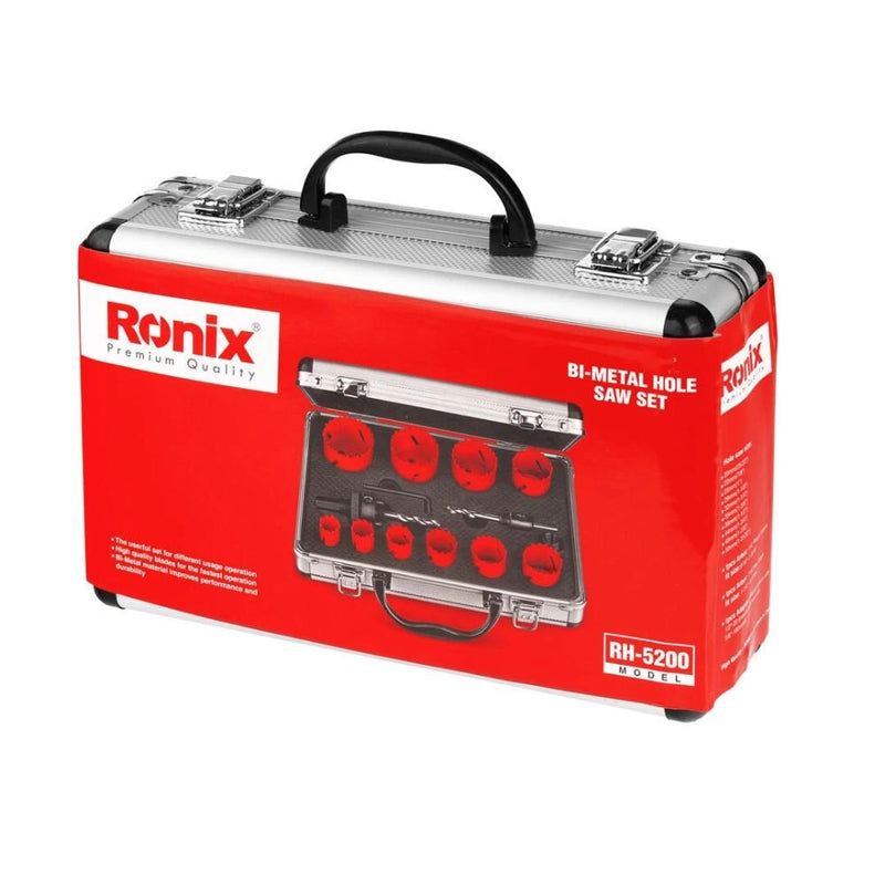 Ronix 15 Piece HSS Bi-Metal Hole Saw Set RH-5200 - Tool Market