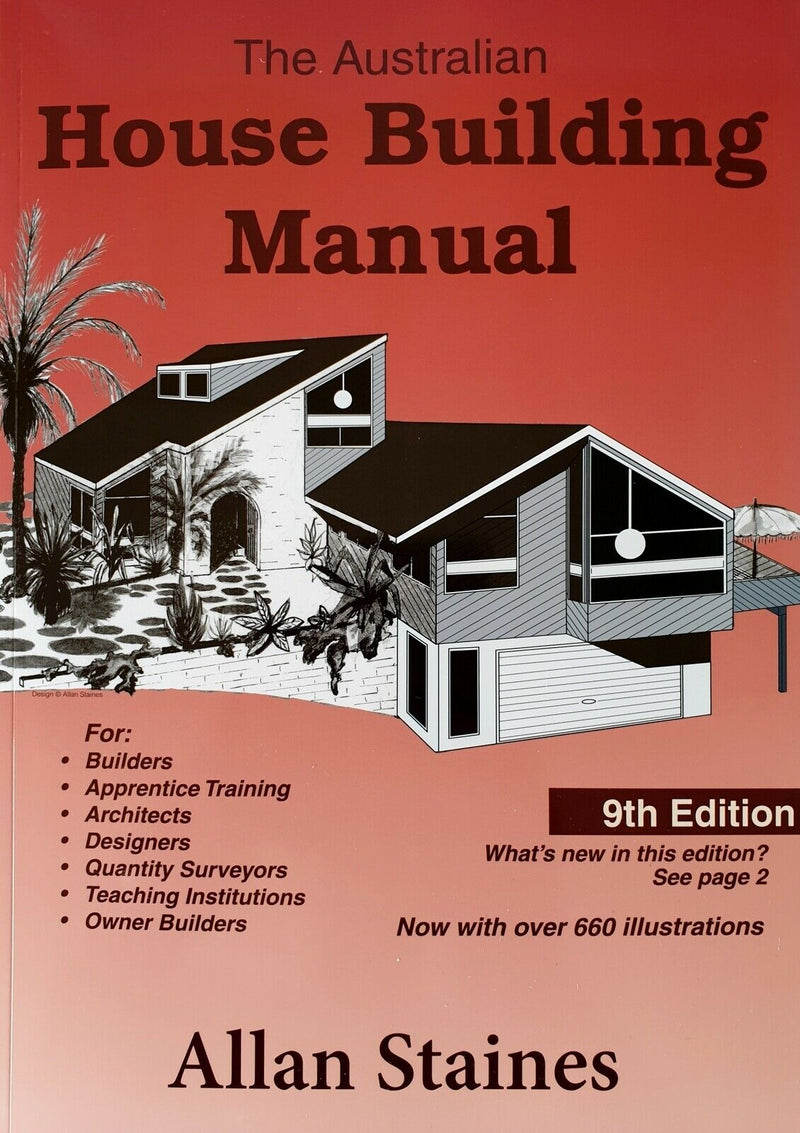 The Australian House Building Manual – 9th Edition - Tool Market