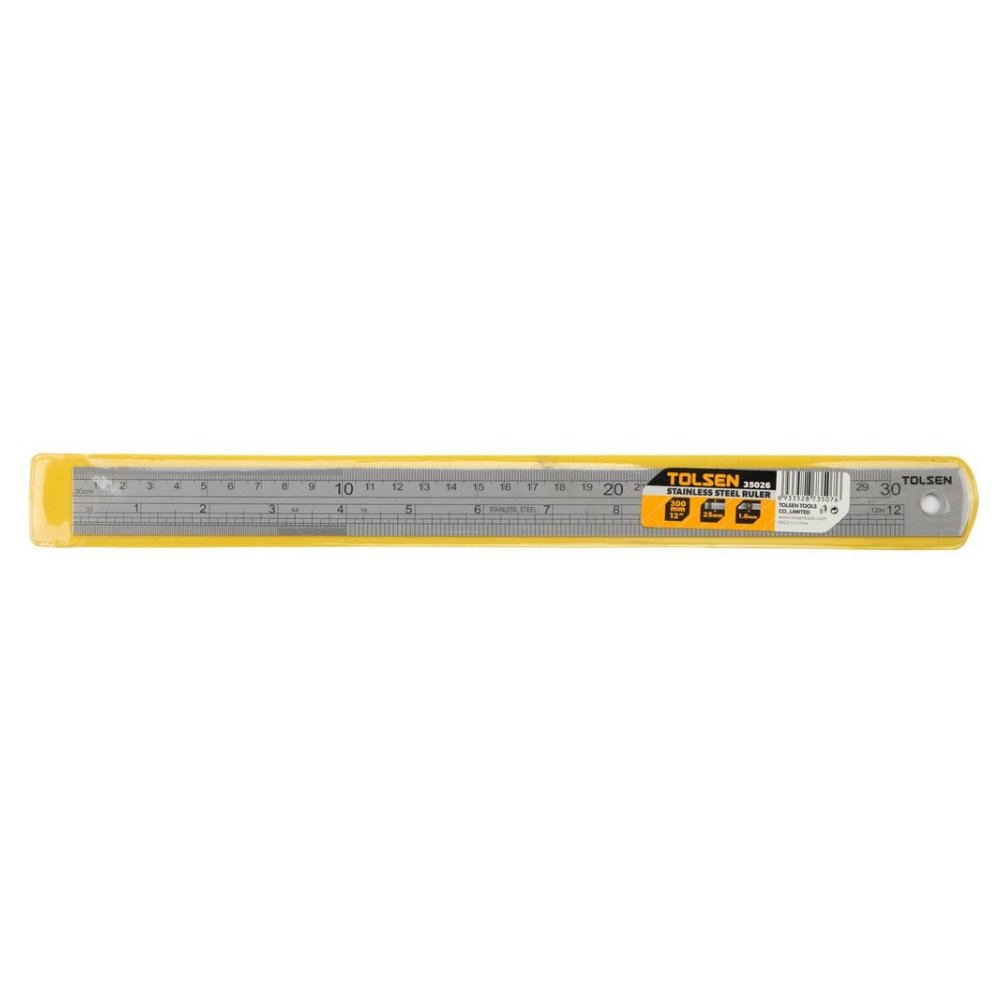Tolsen 150mm Stainless Steel Ruler - Tool Market