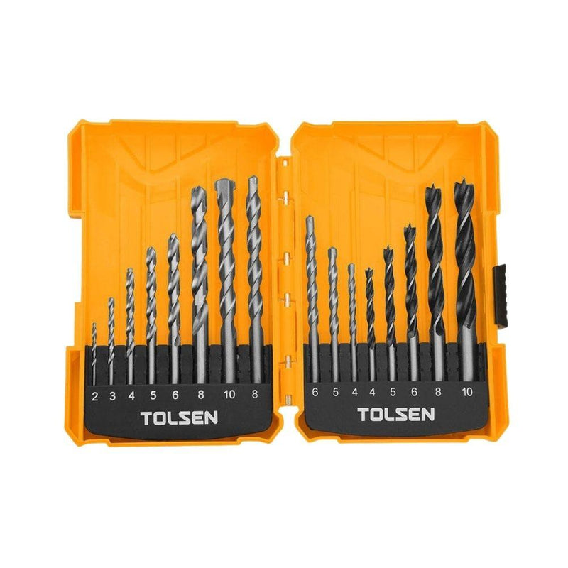 Tolsen 16 Piece Drill Bit Set 75628 - Tool Market