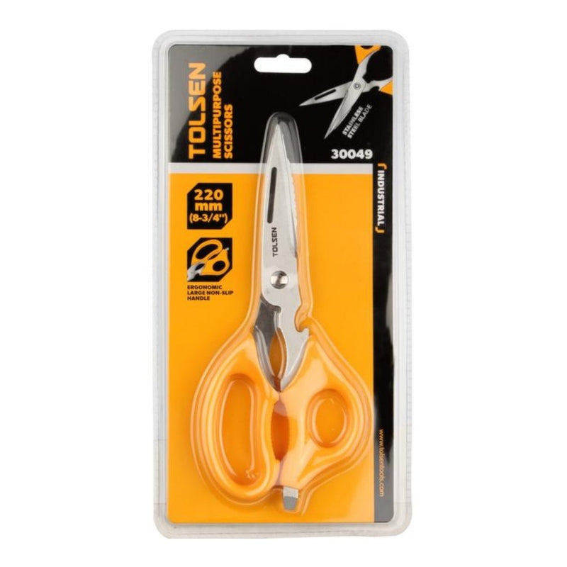 Tolsen 220mm Multi-Purpose Scissors 30049 - Tool Market