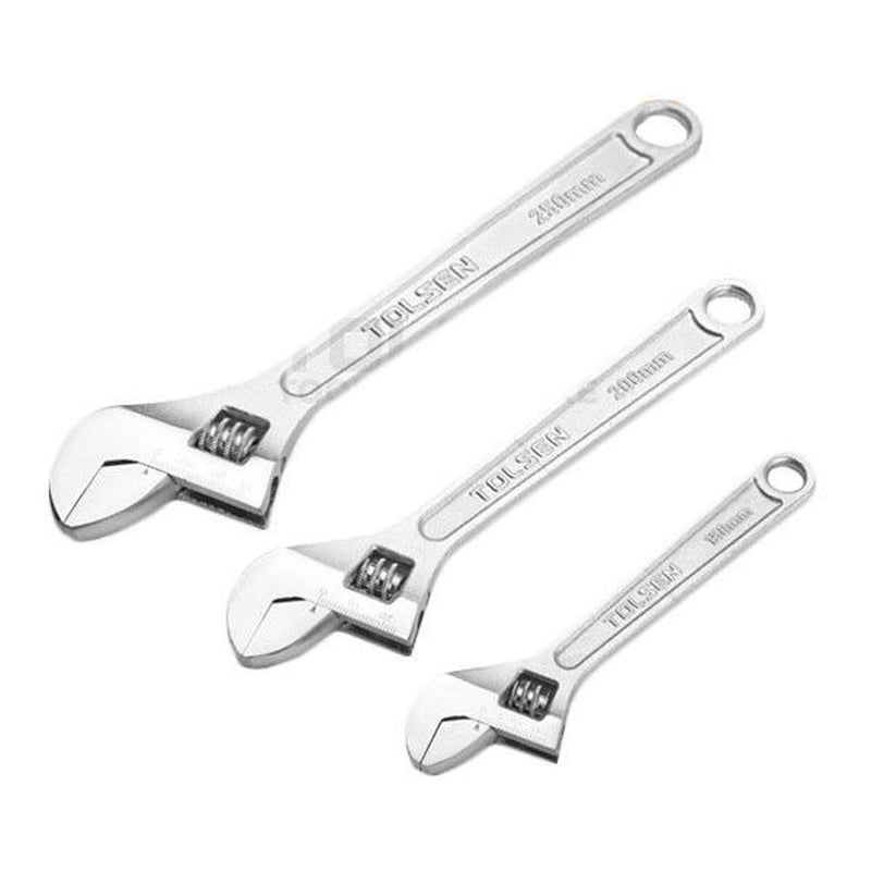Tolsen 3 Piece Adjustable Wrenches Set - Tool Market