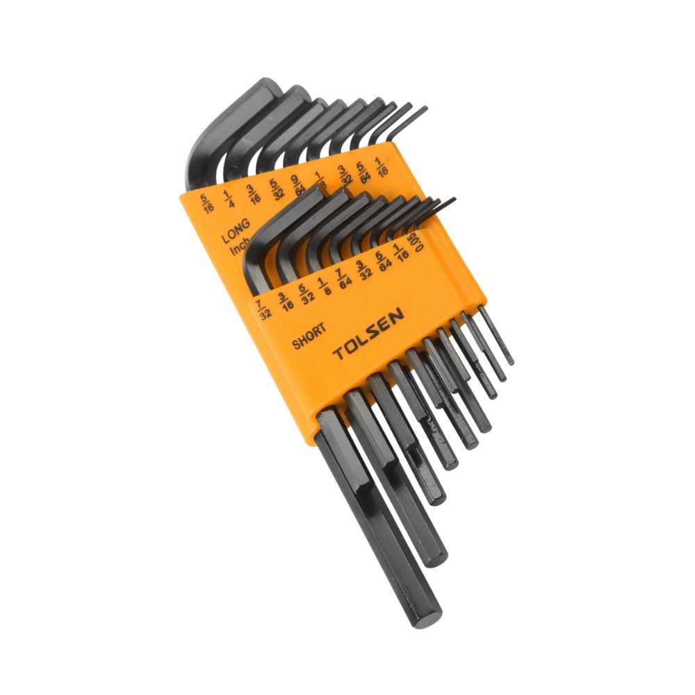 Tolsen 36 Pieces Inch & Metric Hex Key Set 20094 - Tool Market