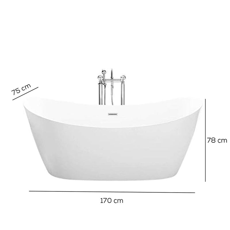 Troya Freestanding Acrylic Stylish Bathtub - Tool Market